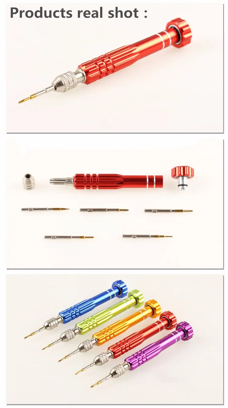 KALAIDUN Screwdriver Set 5 In 1 Bit Sets Precision Magnetic Mini Hand Tools Kit Electron Torx Opening Repair Tools For Phone7