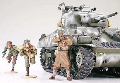 Военный танк в сборе США средний Танк M4A3 Шерман 75 мм пистолет поздняя версия 1:35 модели строительные комплекты Tamiya 35250