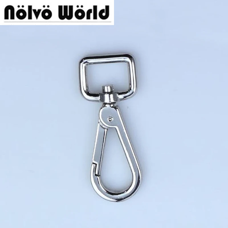 30pcs 5 colors 17mm 5/8 inch trigger snap hook swivel snap hooks metal