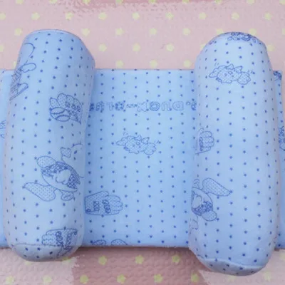 

Comfortable Cotton Anti-roll Pillow Lovely Baby Toddler Safe Striped Sleep Positioner Anti-rollover Baby Pillow Head Support