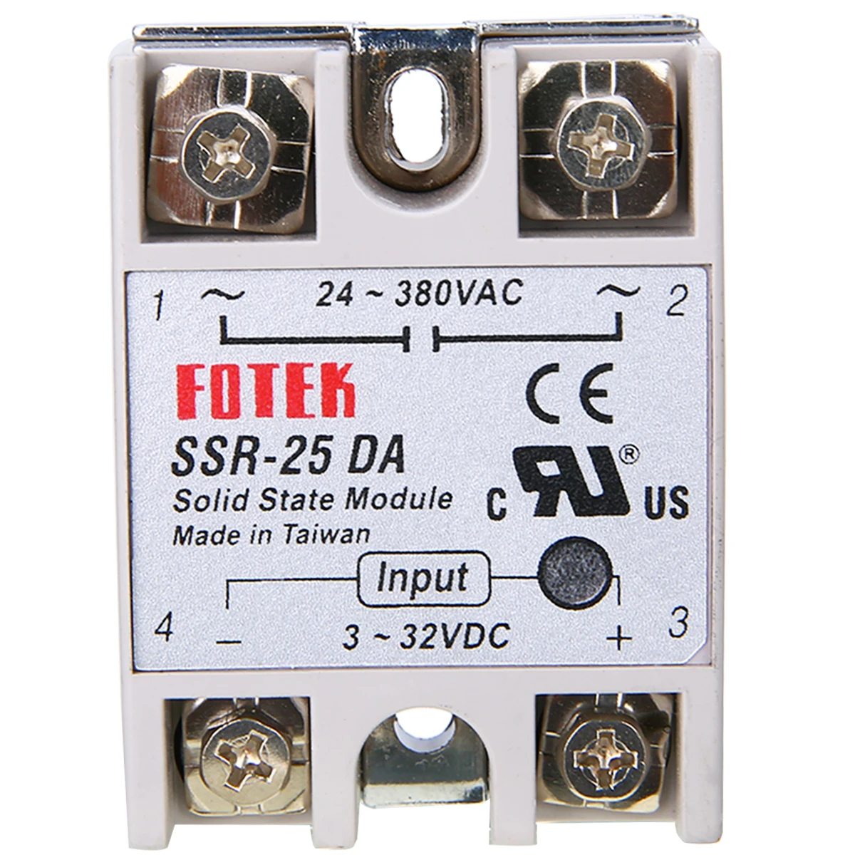 Solid State Relay,1pc 24-380V 25A SSR-25DA Solid State Relay for PID Temperature Controller 