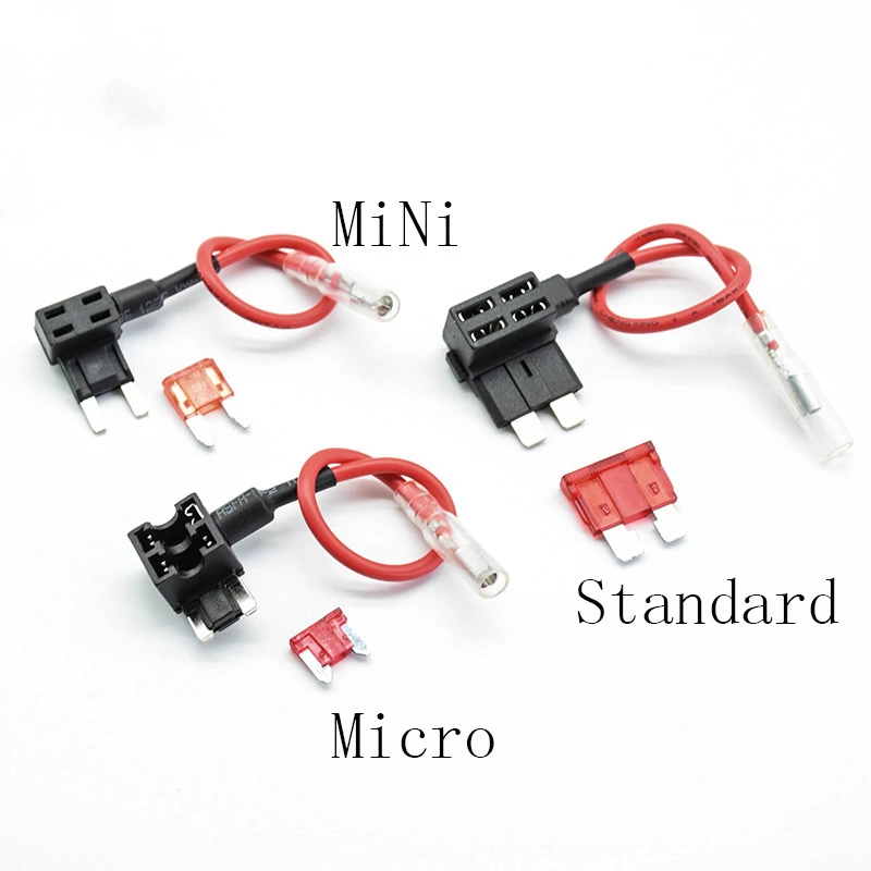 12v Micro/mini/standard Size Car Fuse Holder Addacircuit Piggy Back