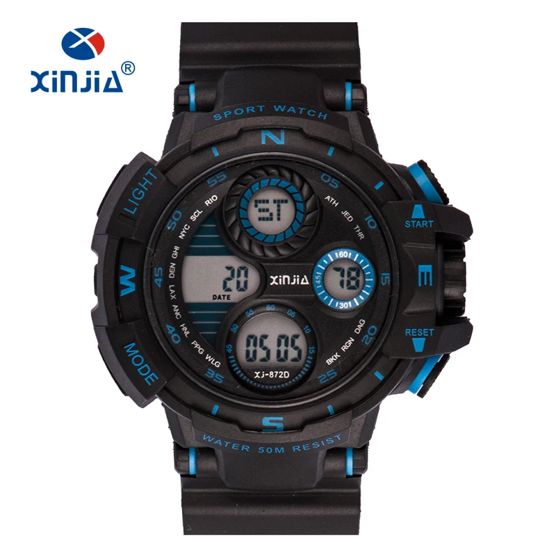 XINJIA LED Digital Watch Men Military Sport WristWatch Men's 2017 Famous Top Brand Luxury Male Clock Relogio Masculino Hodinky