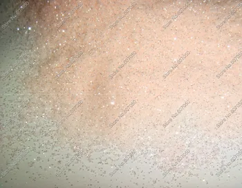 

1/128"(0.2MM)008Size Light Orange with Shining Silver Tints Nail Glitter Dust Powder for acrylic nail and make up