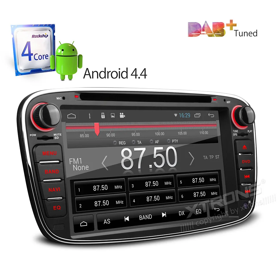 Car DVD Player Android 4 4 Quad Core GPS For Ford Focus Mondeo S Max Galaxy