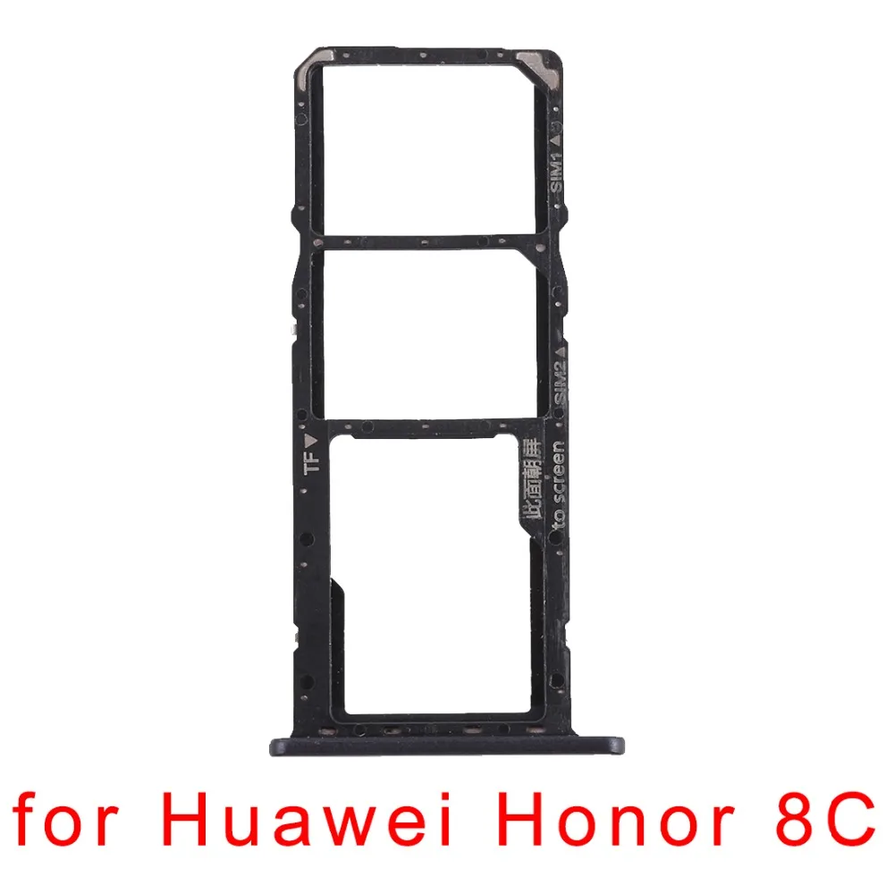 Лоток для sim карт + лоток Micro SD Huawei Honor 8C/8X /10 ремонтные детали|Адаптеры SIM карт| |