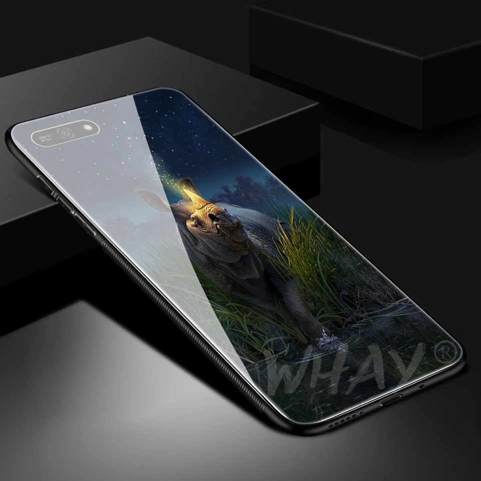 WHaY Glass Case For Huawei Honor 7A Luxury Pattern Coque For P20 Pro P Smart Cover Mate P20 10 Lite Honor 10 9 Lite Y6 2018 Case (1)