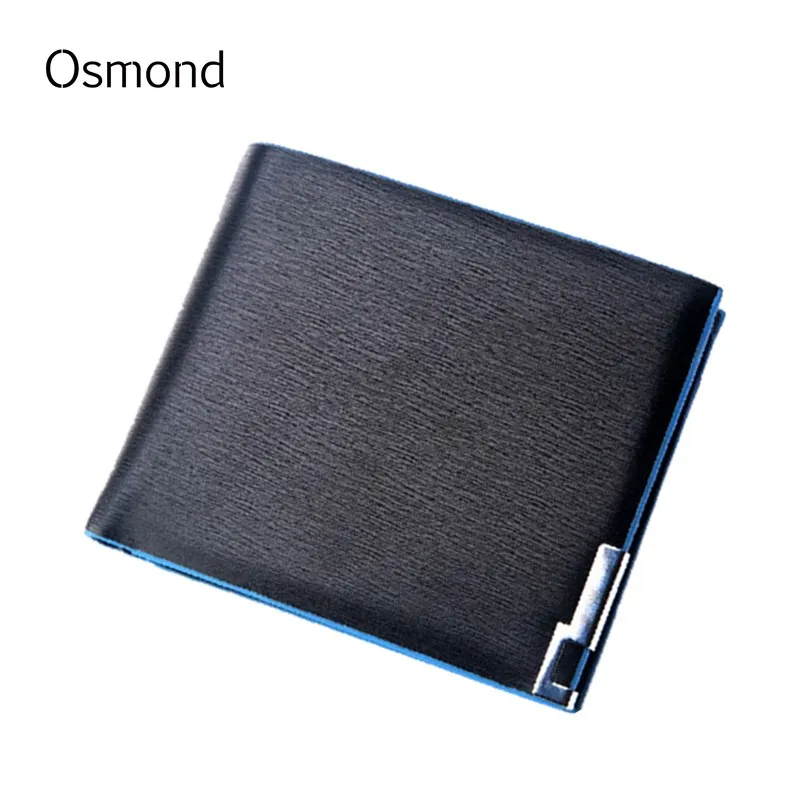 

Osmond Men Wallets Waterproof Top Leather Short Purse Korean Business Magic Wallet Male Coin Purses Photo Card Holder Pouch