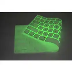 Люминесцентные флуоресценции силиконовые Клавиатура ноутбука кожи Защитная крышка плёнки 100 шт. для Apple MacBook Pro Air Retina 13 15 17