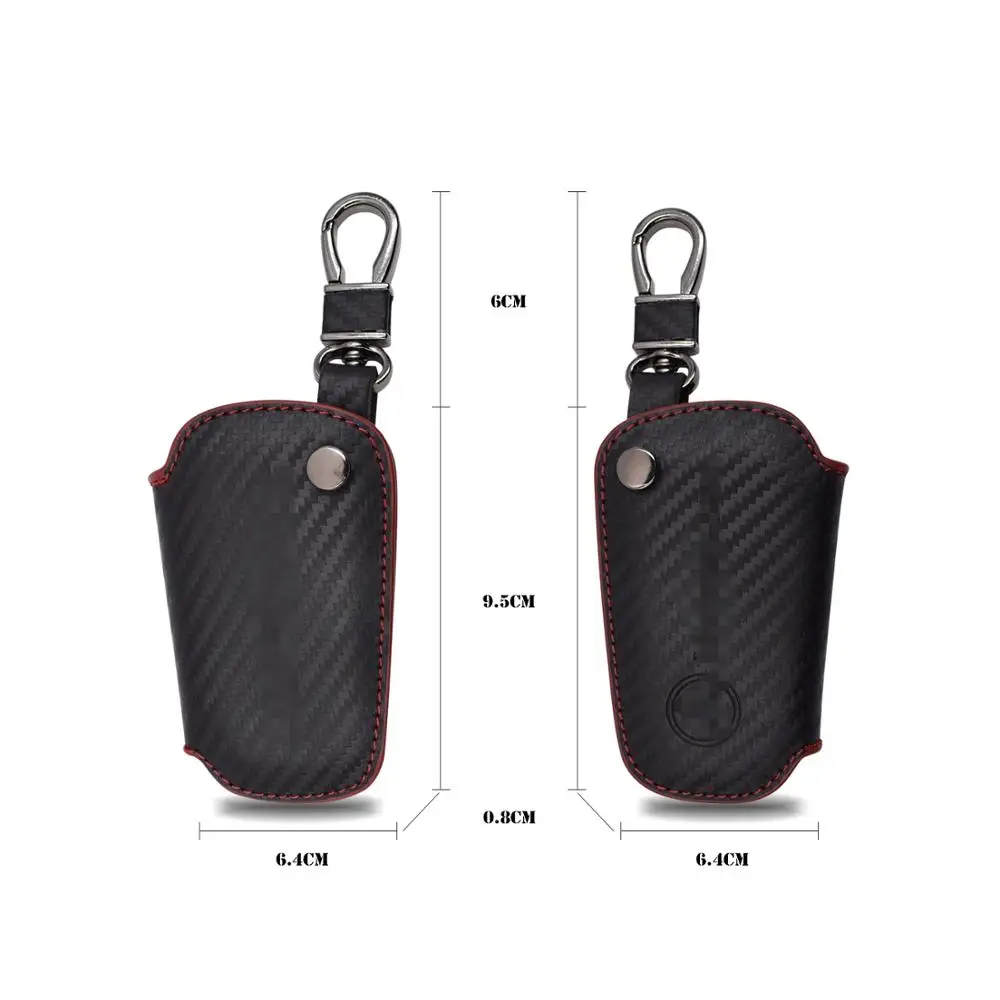 

Brand new Black for Mercedes-Benz Vintage Genuine Leather Car key holder case Auto Key Cover Protective Accessories freeshipping