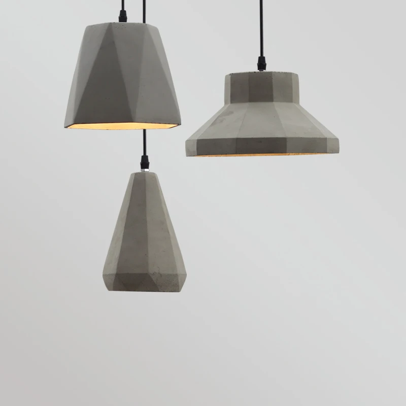 

simple retro industrial wind Pendant Lights personality cement lamp restaurant bar LU623 ZL478