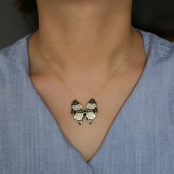 

Female full cz paved Butterfly Pendant Necklace Elegant gold Color Long Chain Necklaces Fashion Jewelry high quality animal Gift