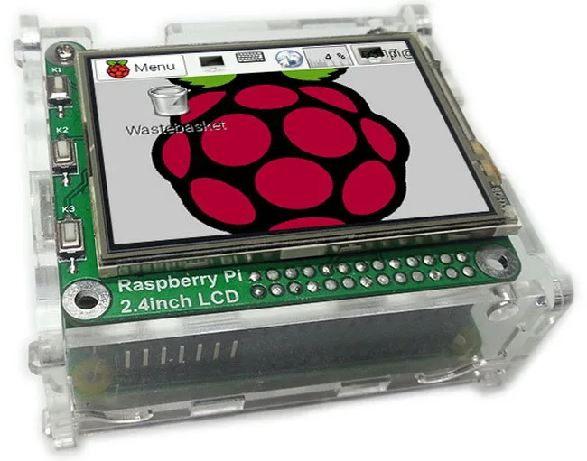 Raspberry Pi LCD 2 4 дюймовый сенсорный экран 48 МГц высокоскоростной ЖК дисплей smart than pi 3 5