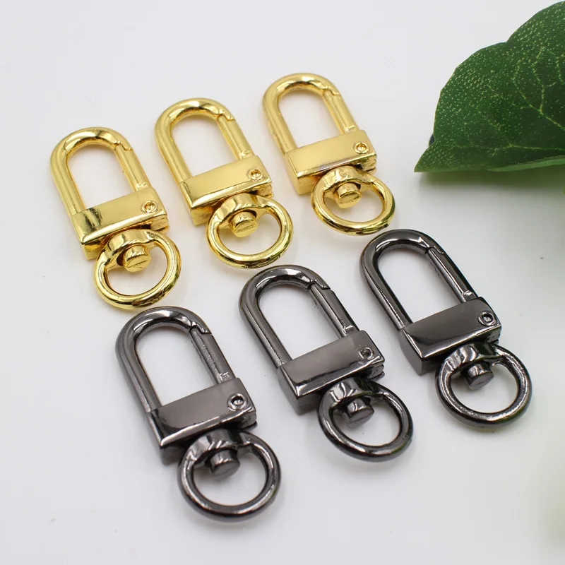 

12mm Key Holder Swivel Trigger Lobster Clasp Snap Hook Key Chain Metal Key Chain Rings For DIY Craft