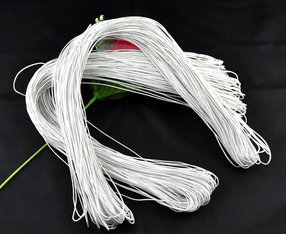 DoreenBeads Белый Воск Веревка для ювелирных изделий 1 0 мм 15 м|rope painting|rope sheavesrope strip |