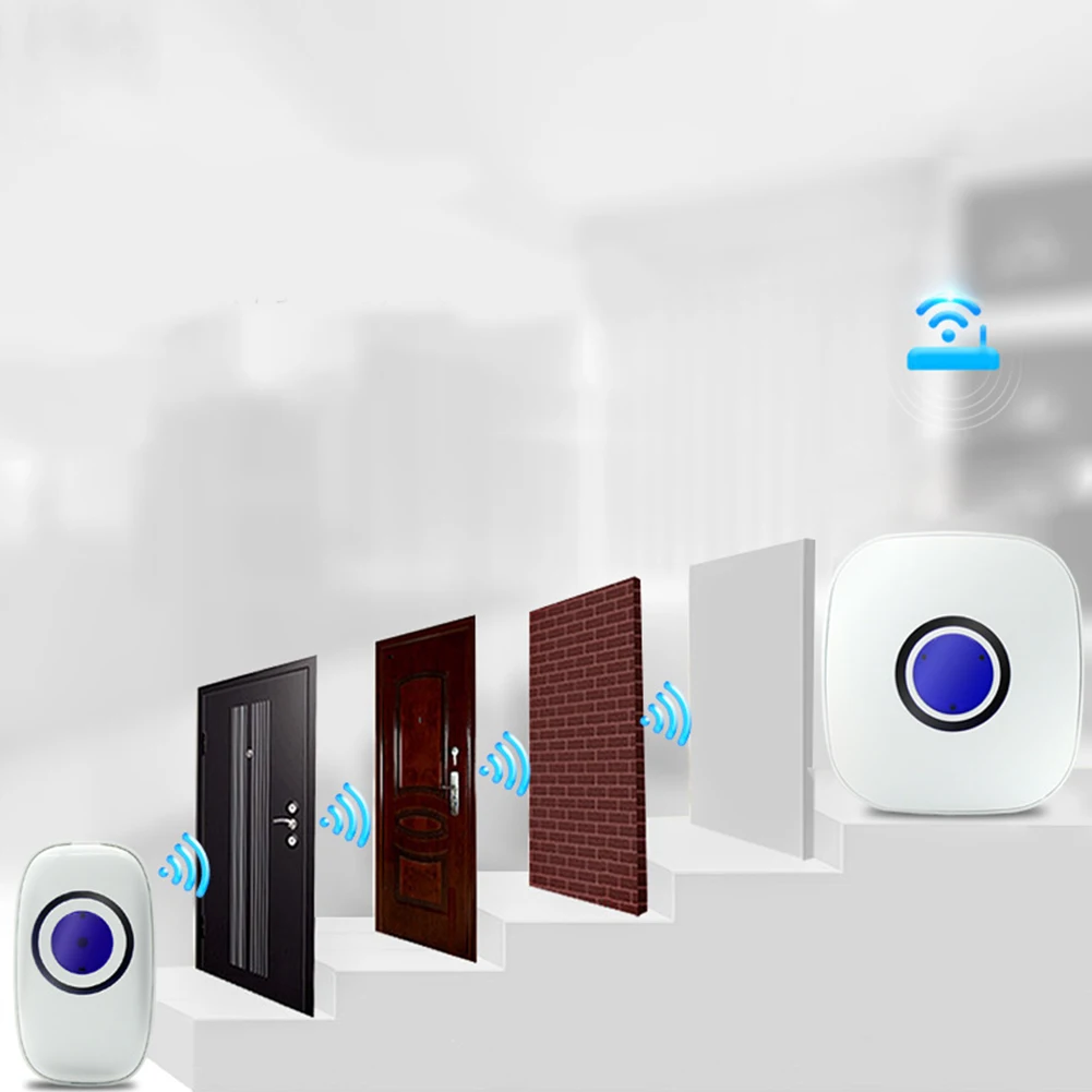 Wireless Doorbell Home Digital Doorbell Waterproof Door Bell Music Door Wireless Doorbell Home Digital Doorbell Waterproof Door Bell Music Door