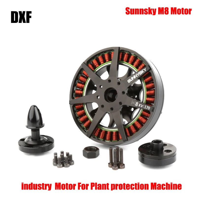 

DXF Oringal Sunnysky M8-8108 100KV 135KV 170KV 200KV Brushless Motor for RC Multicopters Plant Protection Machine UAV