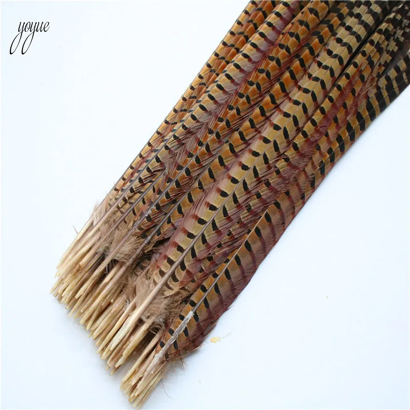 28-30 дюймов(70-75 см) натуральный фазан хвост вставки в волосы перо для свадебных украшений Diy низкая цена перо шлейф
