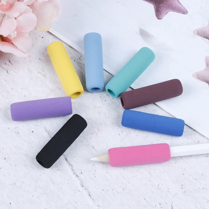 

New Sponge Pencil Protective Cover Holder Soft Grip Curved Shape For phone iPad