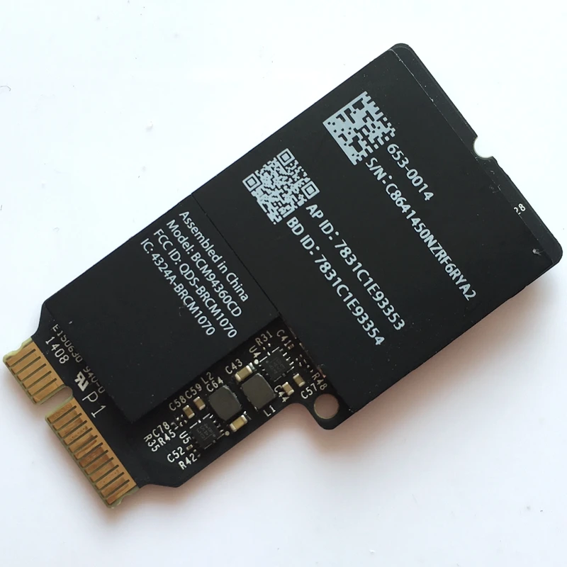 BCM94360CD для apple A1418 A1419 wifi 653-0014 WLAN+ BT Bluetooth карта