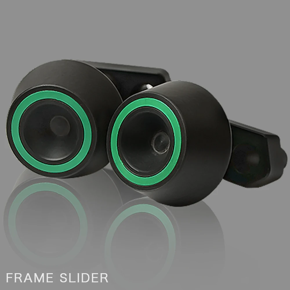 

Motorcycle Engine Frame Sliders Crash Pads Guard Falling Protector For Kawasaki Z800 z 800 2013 2014 2015 green pair
