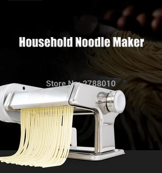 

Electric Pasta Machine Fresh Spaghetti Fettuccine Noodle Press Machine Hand Crank Cutter SLK500
