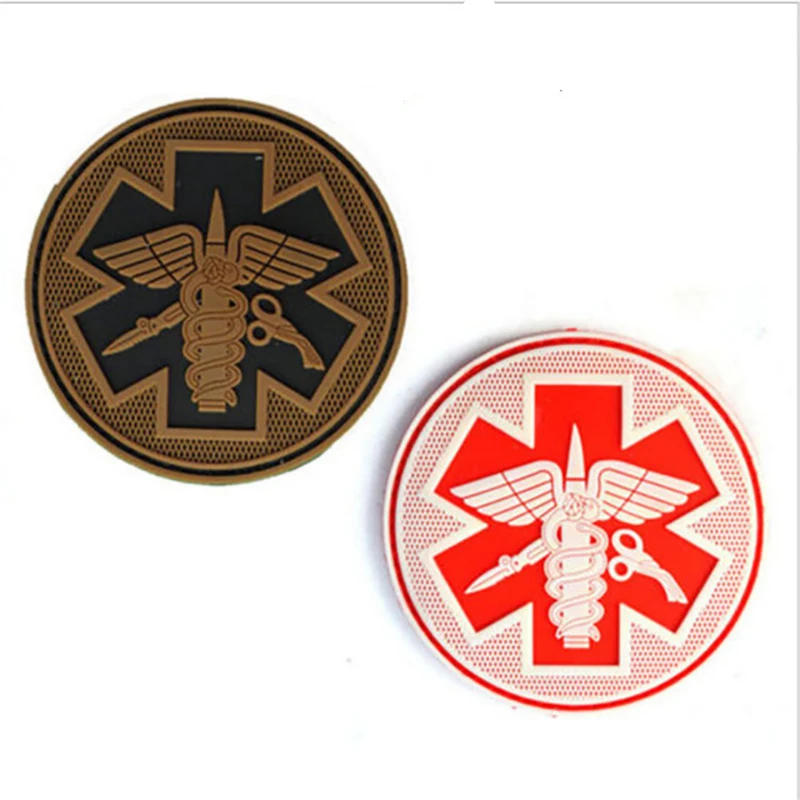 Тактическая EMT EMS медная фельдшерская палка на значке Morale 3D ПВХ патч Боевая Ночная