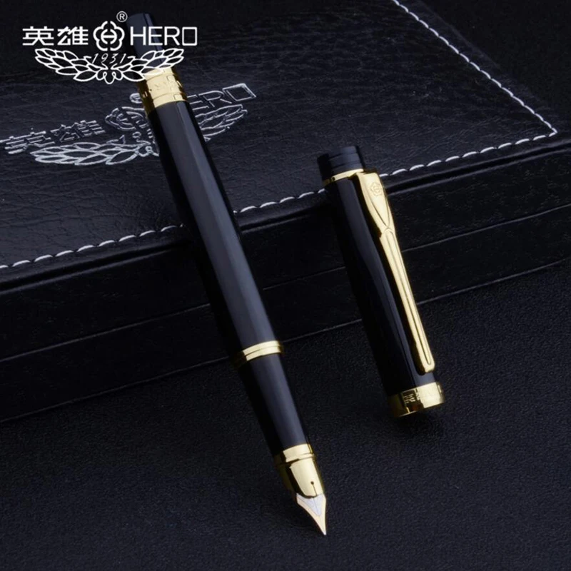 Новое поступление, хорошее качество, Hero 3802, брендовая металлическая шариковая ручка, для офиса, руководителя, быстрое письмо, подарочная ручка