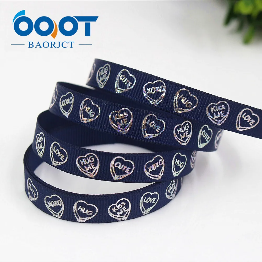 OOOT BAORJCT G 18609 369 10 мм ярдов лазерная серебряная в форме сердца с принтом love