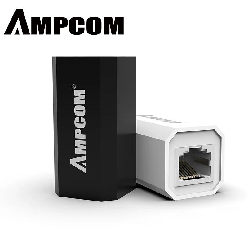 

AMPCOM RJ45 Coupler 8P8C Female extender LAN connector Adapter inline Cat7/Cat6/Cat5e Ethernet Cable