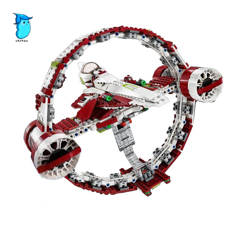 

StZhou Lepin The Hyperdrive Jedi Starfighter 845 Pcs Mini Bricks Set Sale Star Wars Building Blocks Toys For Children