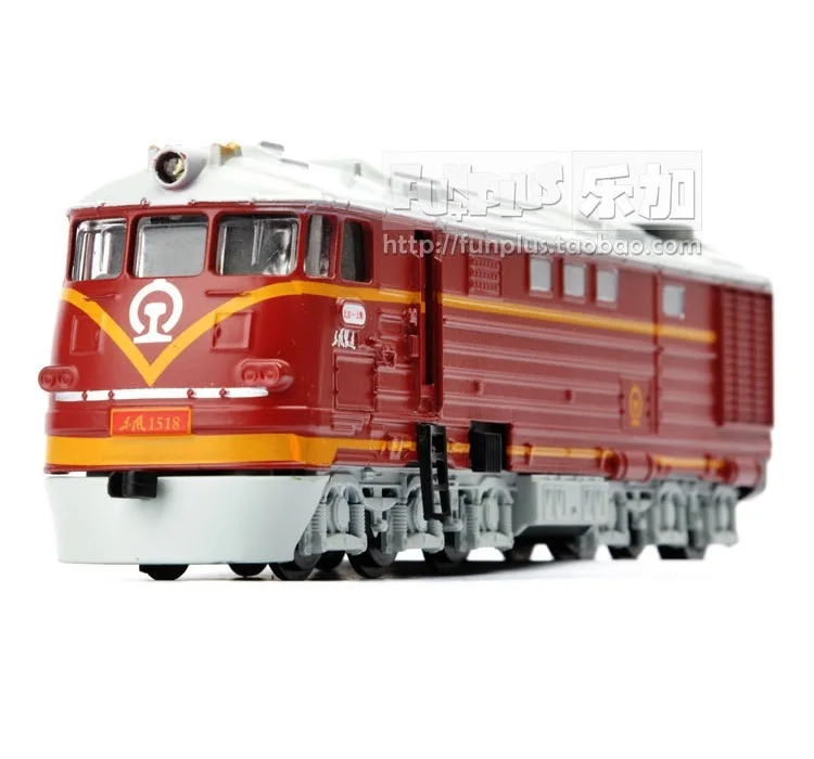 Высокая имитация Изысканная модель игрушки: Автомобиль Стайлинг Ностальгический Dongfeng 3B зеленый локомотив 1: 87 сплав модель поезда отличные подарки