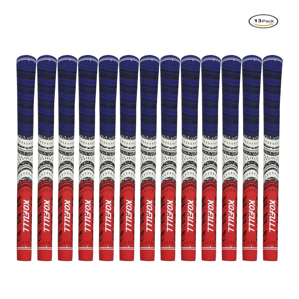 Kofull Multi Soft Rubber Compound Golf Grips for Golf Club, Standard