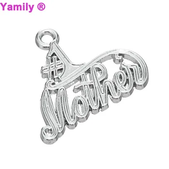 

12pcs-- 17x16mm Antique silver tone Letter number 1 mother charm pendant for mom
