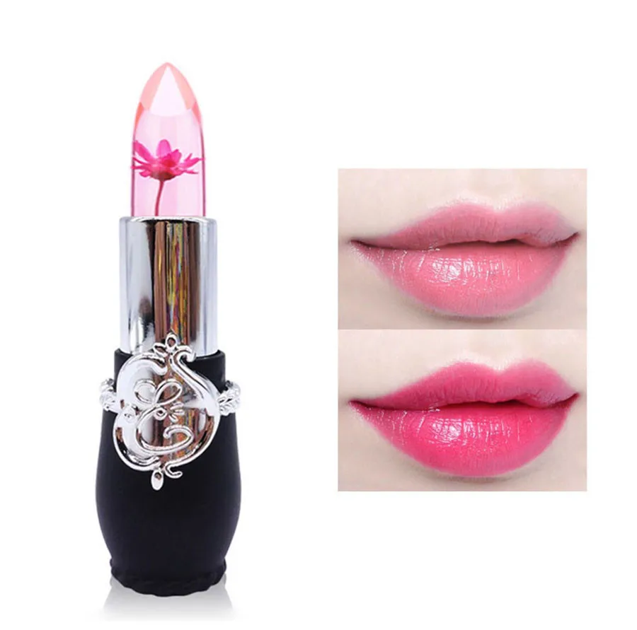 

Beauty Bright Flower Crystal Jelly Lipstick Magic Temperature Change Color Lip Waterproof Long Lasting Miss Rose Nude Lipstick