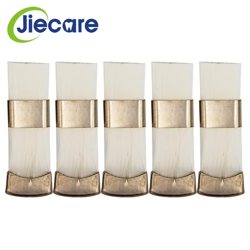 

5 PCS High Quality Dental White Nylon Brush Flat brush For clean Burs Dental material For Dentist Lab Free Shipping
