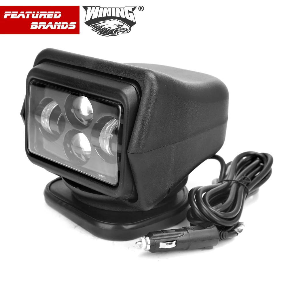 12v 60w Driving beam 7inch LED Rotating Remote Control Work Light