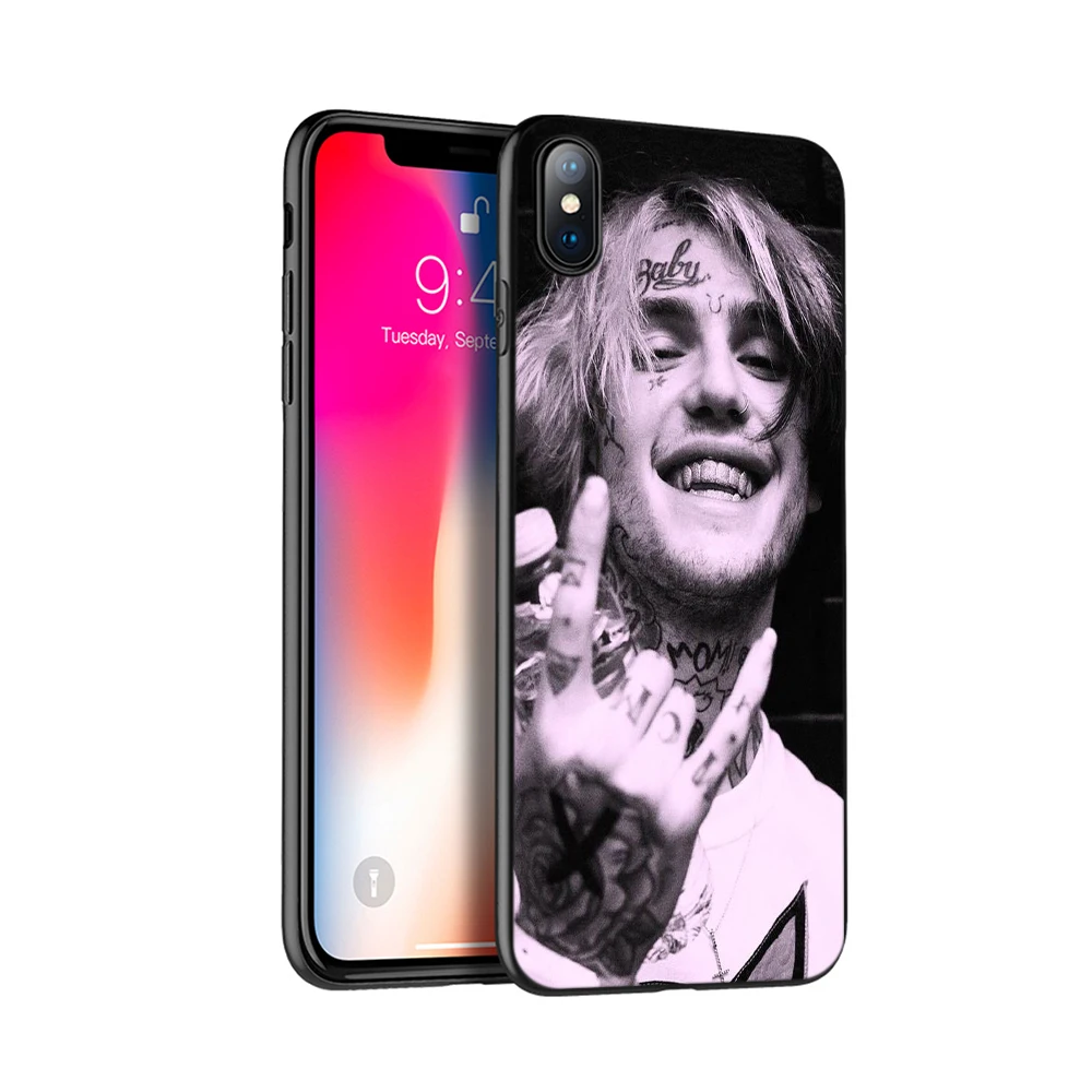 Черный ТПУ чехол для iphone 5 5S SE 6 6s 7 8 plus x 10 силиконовый XR XS 11 pro MAX Lil Peep|Бамперы| |