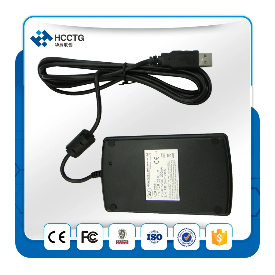 Двойной интерфейс DualBoost II считыватель смарт карт с поддержкой ISO 7816 ACR1281U C1|card