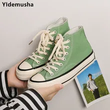 Новая мужская обувь; парусиновые коньки; Мужская Высокая легкая дышащая обувь; обувь для мальчиков и девочек; модная обувь для отдыха