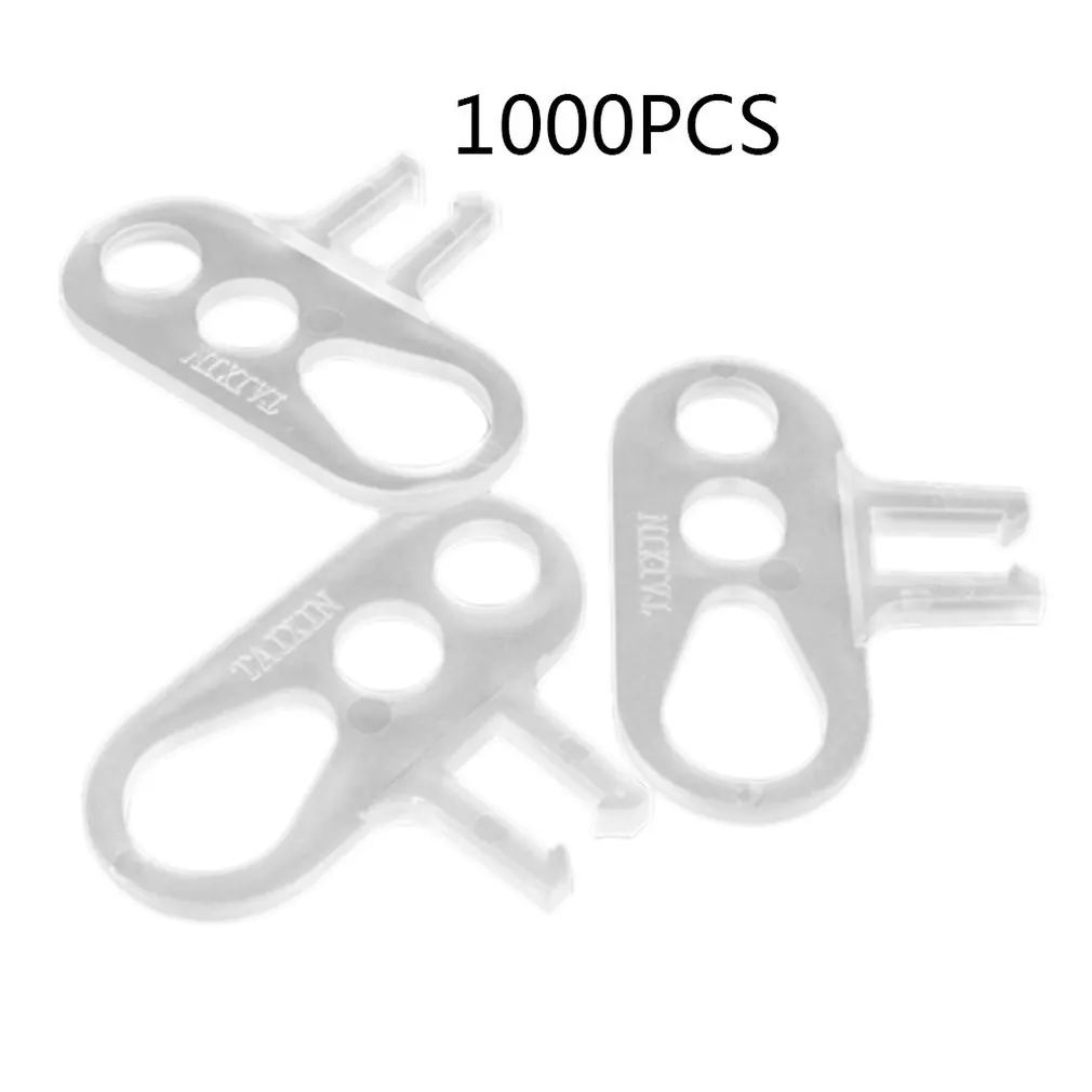 

1000PCS/Bag Durable Use 3 Holes Style Electric Wire Cable Organizer Buckle S Shape Cable Clamp Fixed Tools