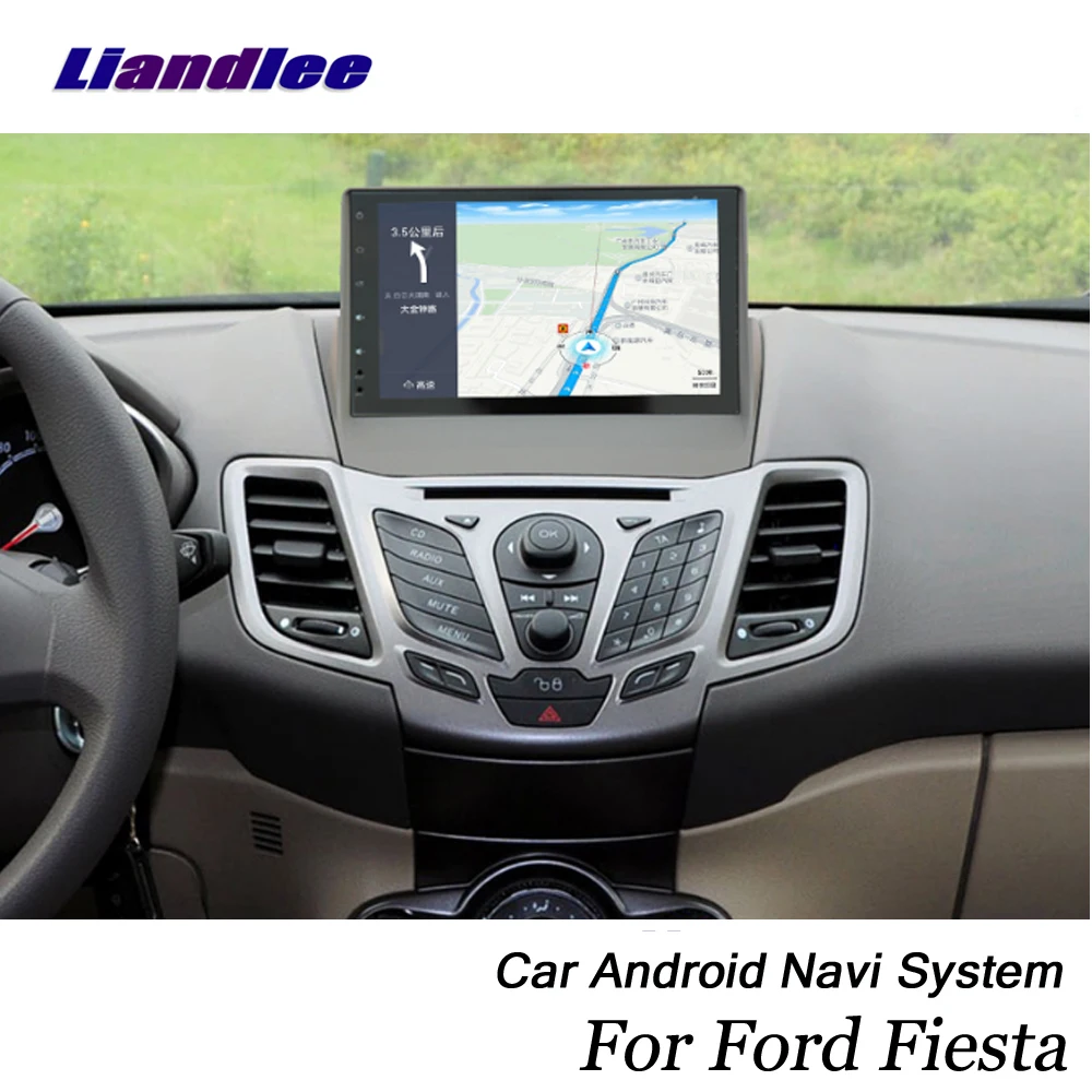 Liandlee coche Android Sistema de Ford Fiesta ST 2008 ~ 2019 Radio GPS Navi navegación de mapa Wifi BT Cámara Multimedia NO reproductor de DVD