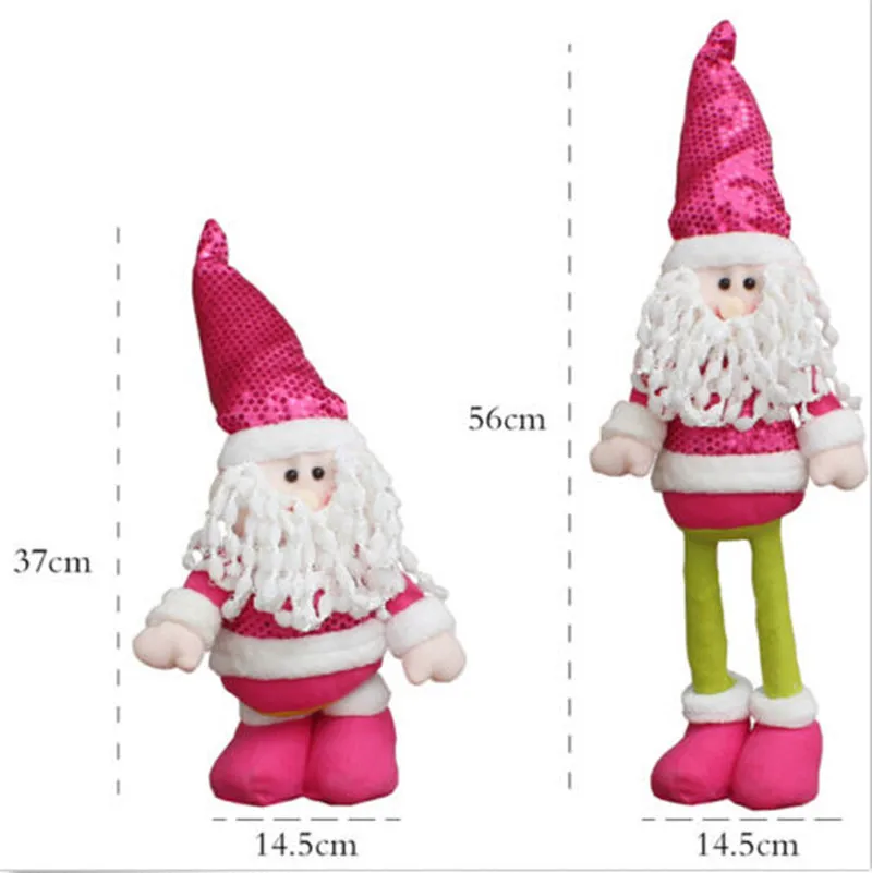 1 шт. Санта Клаус снеговик оленей игрушки куклы елки Декор стоял орнамент модная Рождественская елка украшения