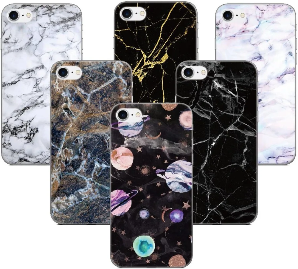 

Cracked White Black Marble Case For Sony Xperia Z Z2 Z3 Z4 Z5 Compact Mini E4 M C1904 C1905 M2 M5 C3 C4 Phone Cover