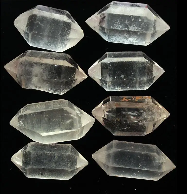 Size : 1pc GOSOU 1pc 50-65gTop Quality Herkimer Diamond Crystal Point Mineral Specimens 