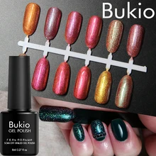 Новинка хамелеон Блестящий УФ гель для ногтей Bukio 12 цветов