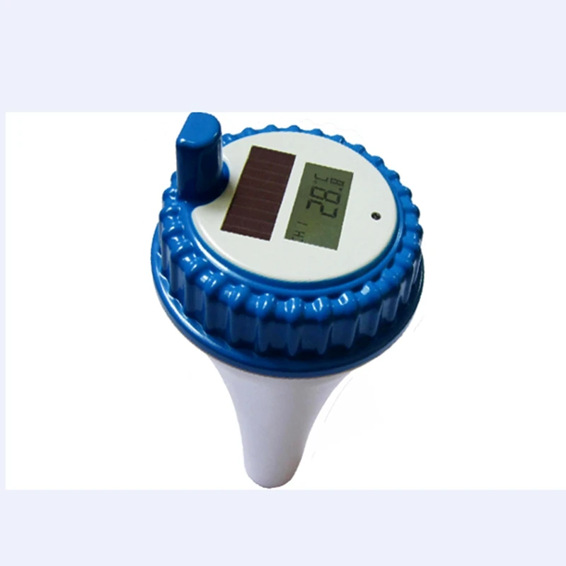 Профессиональный беспроводной плавание спа бассейн Солнечный термометр цифровой ЖК-дисплей на открытом воздухе пруд спа-ванна плавающий с подсветкой измеритель температуры