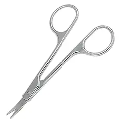 Инструмент для красоты стальные кудрявые волосы ножницы для стрижки бровей