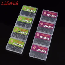 С высоким содержанием углерода Сталь Z20 1#-15# рыболовные крючки с зазубринами крюк озеро река океан рыболовные крючки