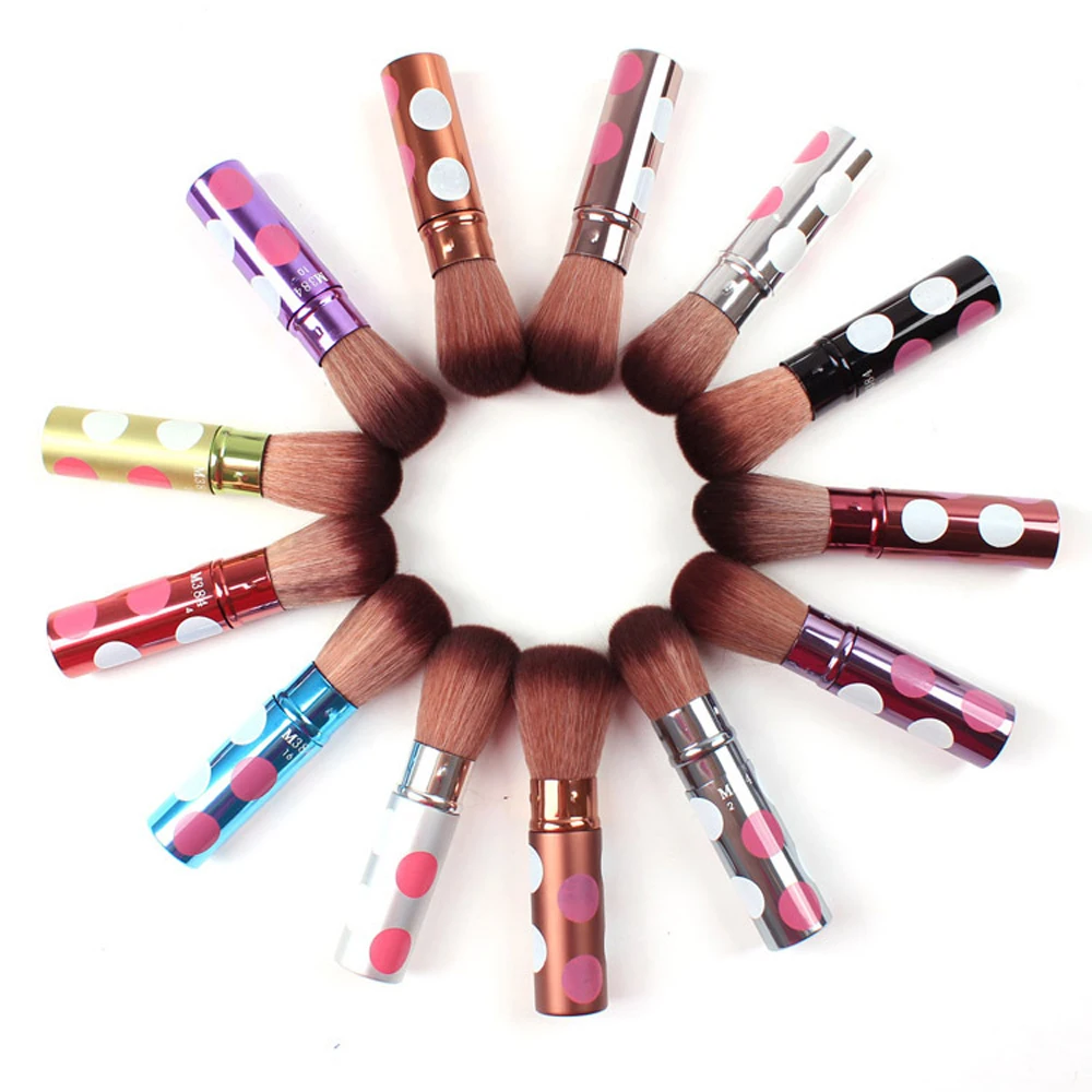 Makeup Brushes Retractable Blush Brushes Set Foundation Powder